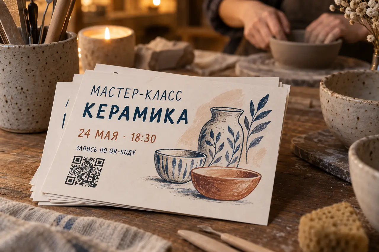 Флаер с приглашением на мероприятие